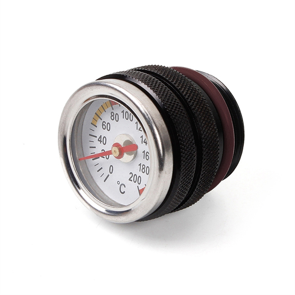Motorcycle Engine Oil Temperature Gauge Oil Gauge Compatible with Universal