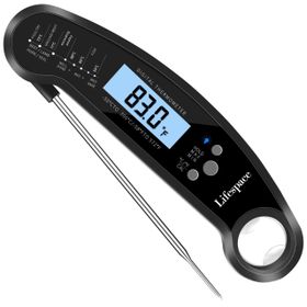 Lifespace Premium Instant Read Digital Folding Meat Thermometer | Shop ...