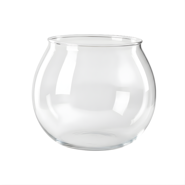 Small Classic Round Fish Bowl - Transparent