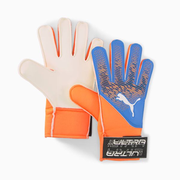 Puma ULTRA Grip 4 RC Goalkeeper Gloves - Ultra Orange/Blue Glimmer