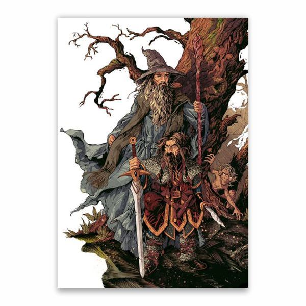 Lord Of The Rings Cartoon Poster - A1