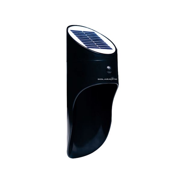 Solarmate 18 LED Solar Motion Sensor Wall Light - Black
