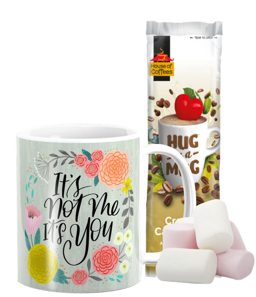 PepperSt Hug Mug with Marshmallows - It's Not Me, It's You