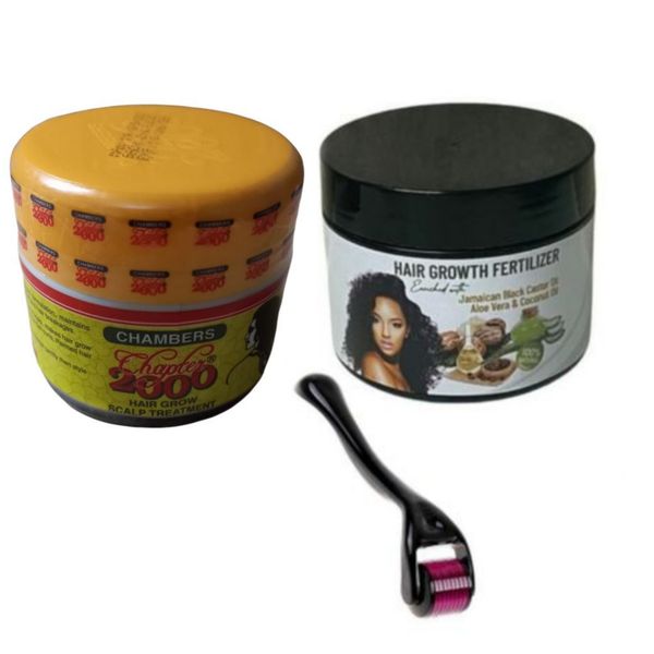 Chapter 2000 Hair Grow Scalp Treatment, Fertilizer with Derma Roller