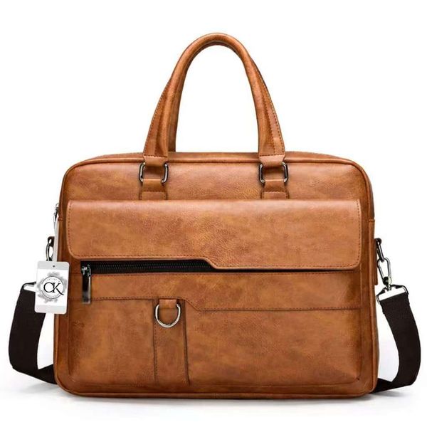 Leather Waterproof Laptop Bag
