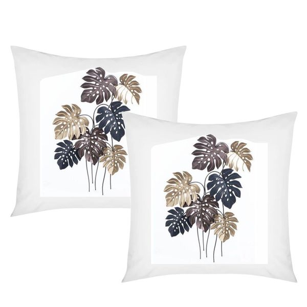 PepperSt - Scatter Cushion Cover Set - Palm Leaves