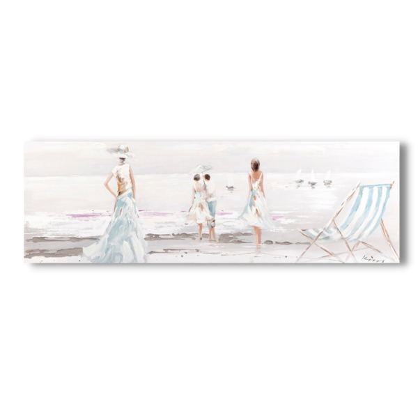 Canvas - Coastal Scene - Romantic Beach Wedding I 1500x500mm