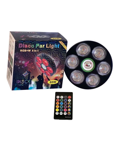 LED Music Disco Light - Screw On Ceiling- 60Watts