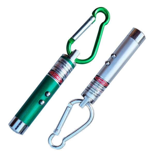 2 Pack | 3 in 1 Laser Toy for Cats- Silver &amp; Green Lasers