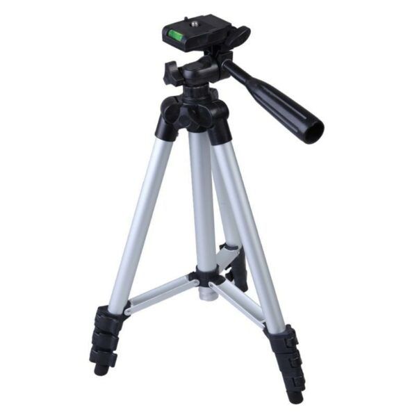 PM-202 Light Weight Portable Aluminium Tripod Stand With Phone Holder