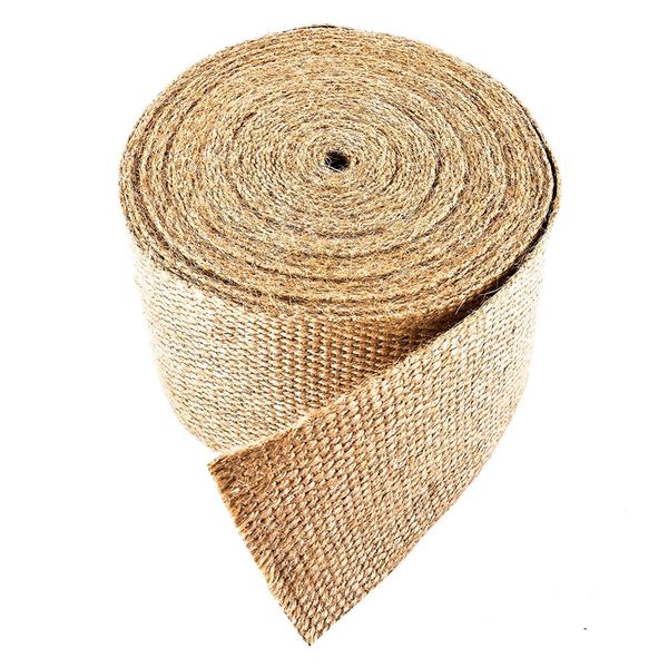 Stationery Natural Burlap Wired Jute Fabric Ribbon (10m x 10cm) - Special