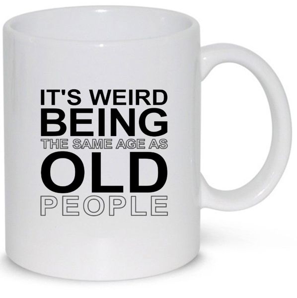 Old people- Father's day - Christmas - Valentines Mug