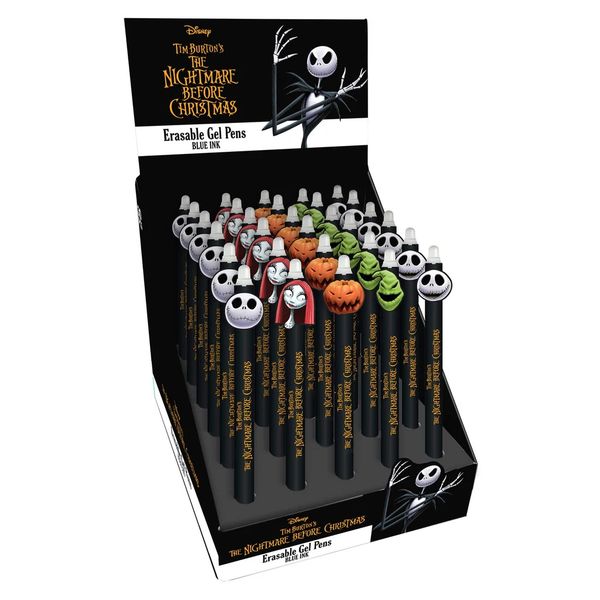 The Nightmare Before Christmas - Erasable Gel Pens - Blue Ink (Box of 30)