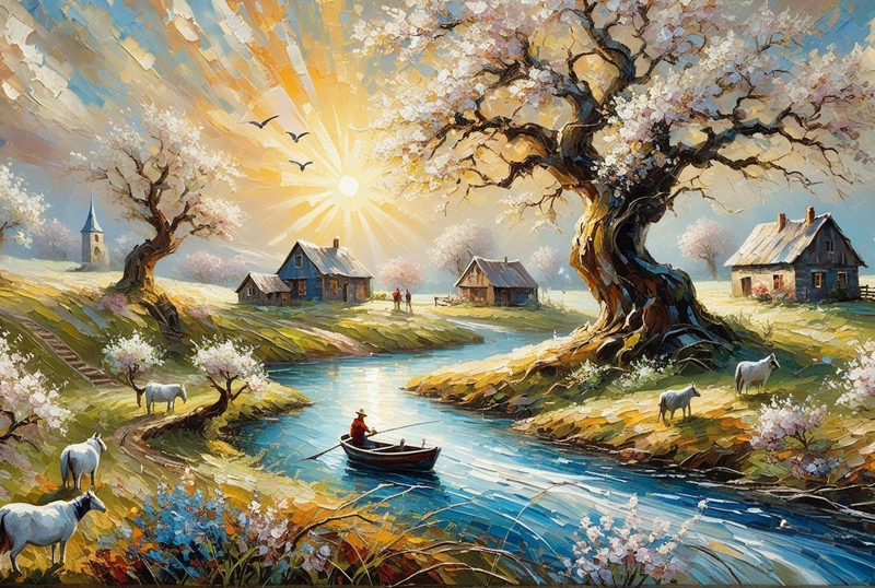 Canvas cm Home Decor Wall Art- Gone Fishing