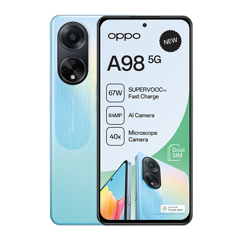 OPPO A98 5G 256GB Dual Sim - Dreamy Blue