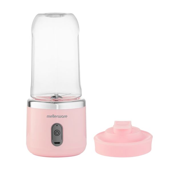 Mellerware Personal Blender Rechargeable Plastic Pink 380ml 40W "Nutrigo