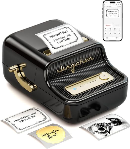 Niimbot - B21 Label Printer - Bluetooth Portable Thermal Label Maker
