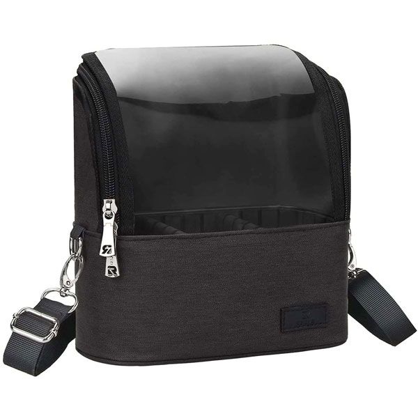 Makeup Bag - Brush Holder with Strap