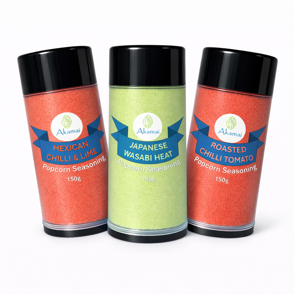 Spicey and Savoury Popcorn Seasoning Combo - 3 Pack