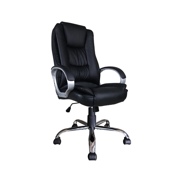 High Back Swivel and Tilt Mechanism PU Leather Office Chair