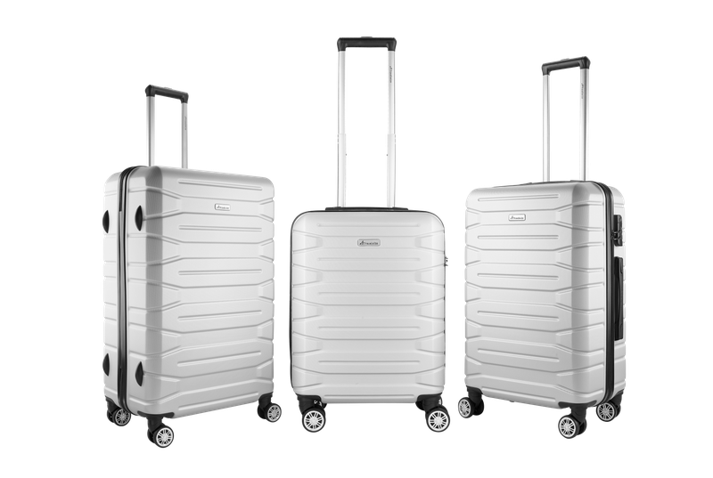 Travelwize Cabana ABS 4-Wheel Spinner 3 Piece Luggage Set