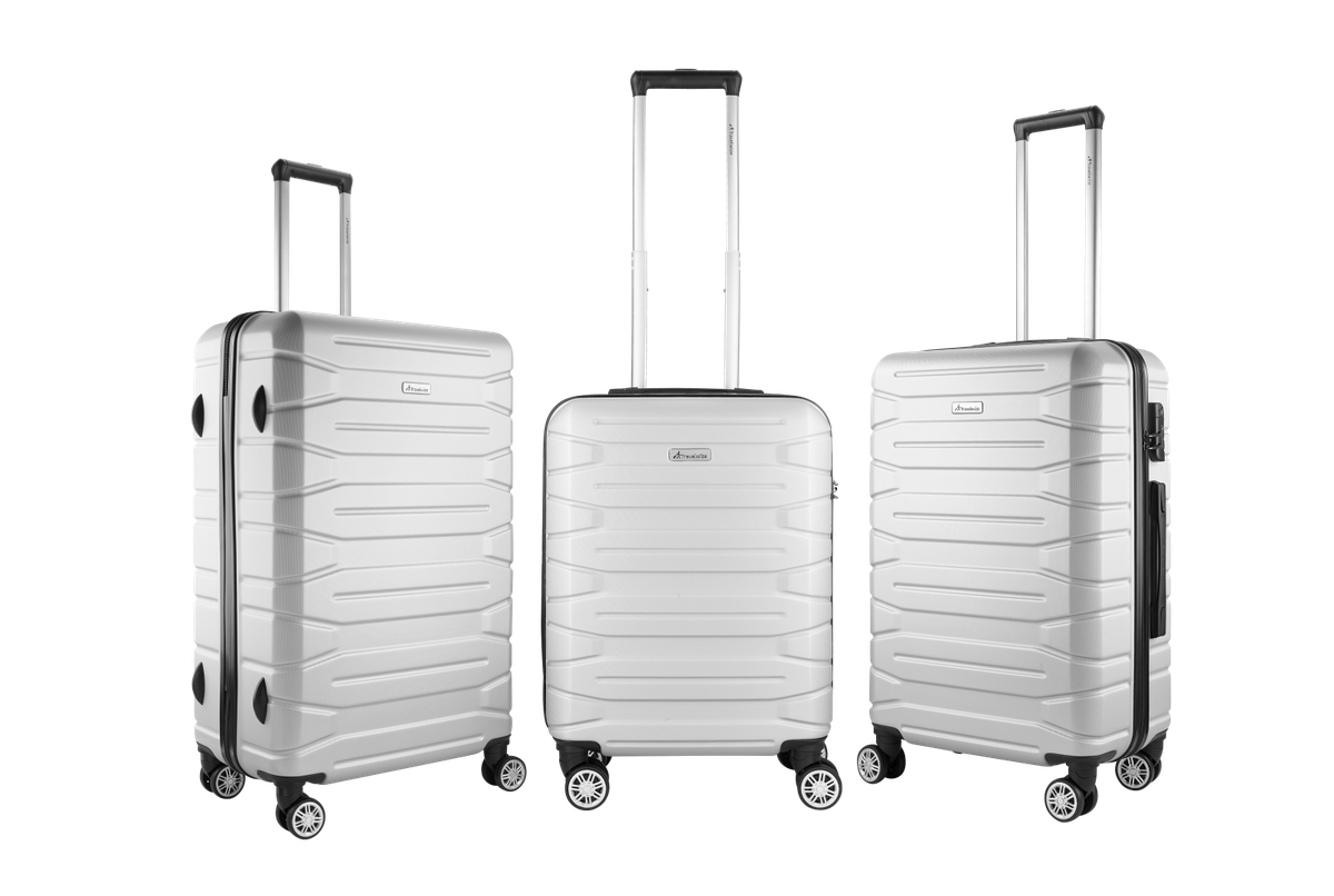 Travelwize Cabana ABS 4-Wheel Spinner 3 Piece Luggage Set