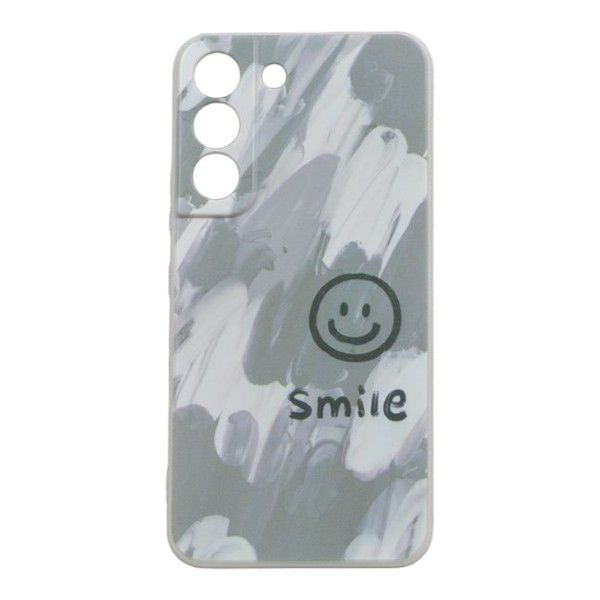 Abstract 'Smile' Design Phone Case Compatible with Samsung Galaxy S22 Ultra - Green