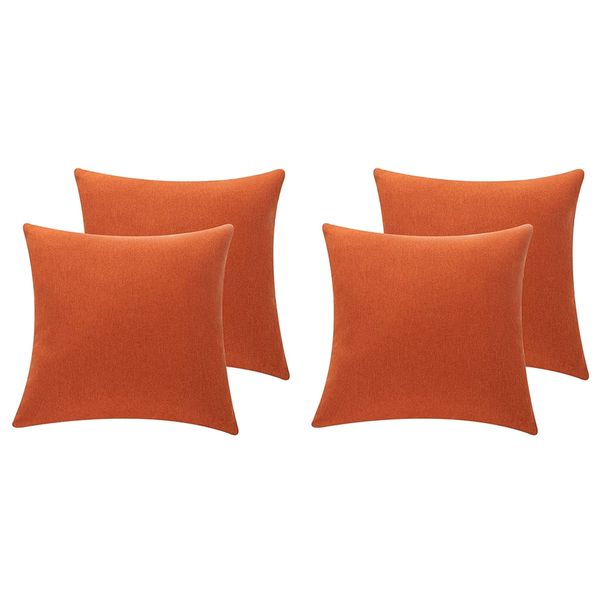 4Pcs Outdoor Throw Pillow Covers For Couch Decoration 18X18 Inches