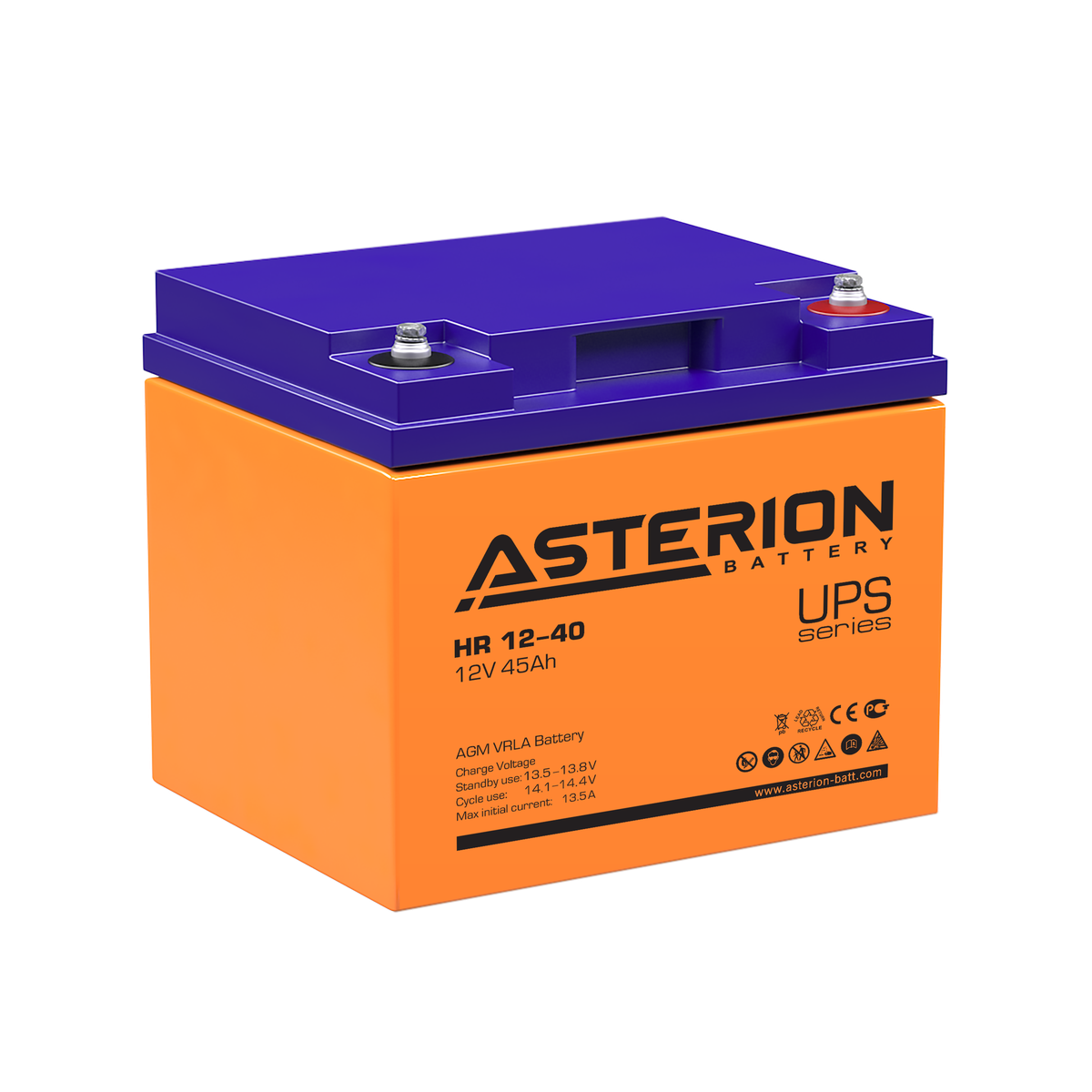 Asterion HR 1240 12v 40AH rechargeable Battery Buy Online in South
