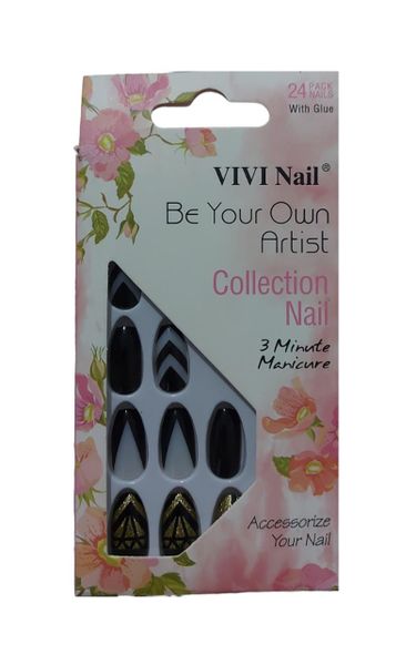 VIVI Nail- 24 Pieces Artificial Nail Set