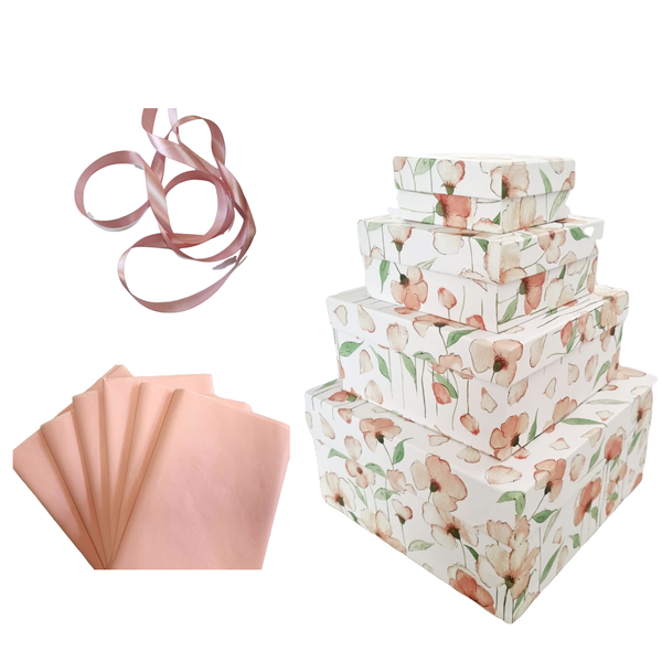 Pink Floral Gift Box Set image