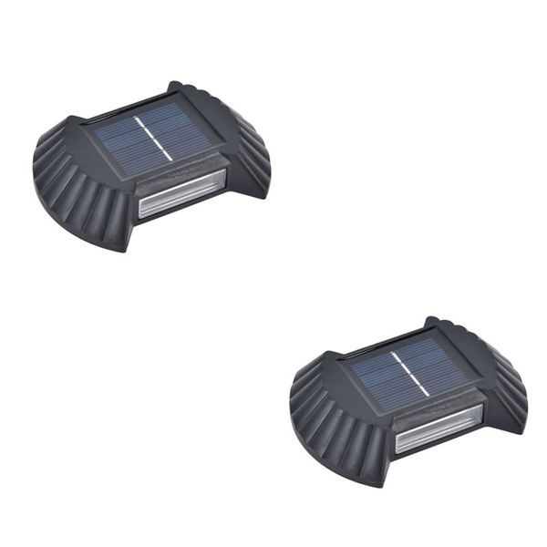 2 Double Head Solar Powered Wall Warm Light FA-012