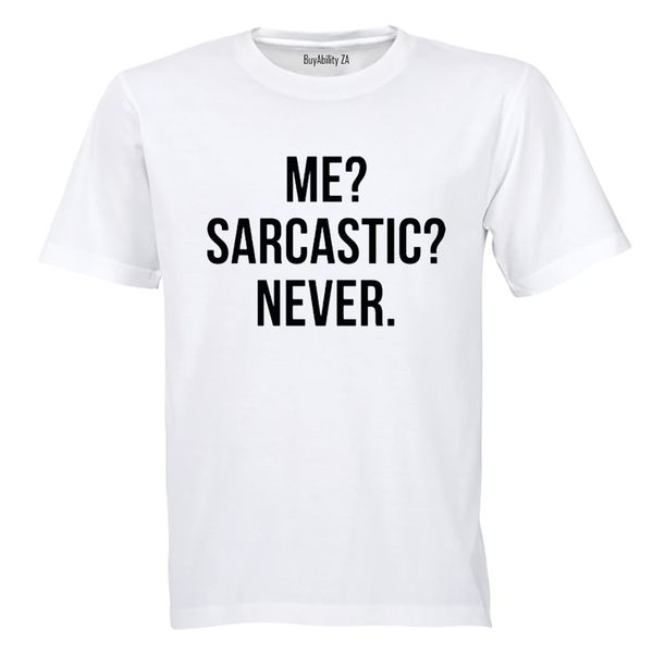 Never! - Mens - T-Shirt - White image