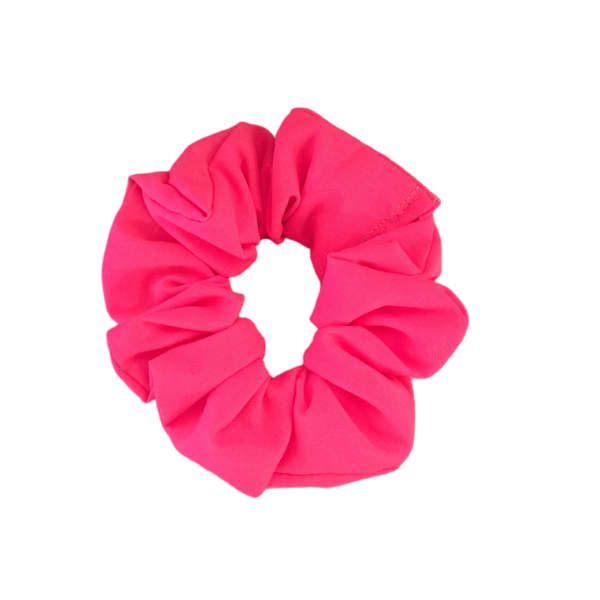 Lumo Pink Hair Scrunchie