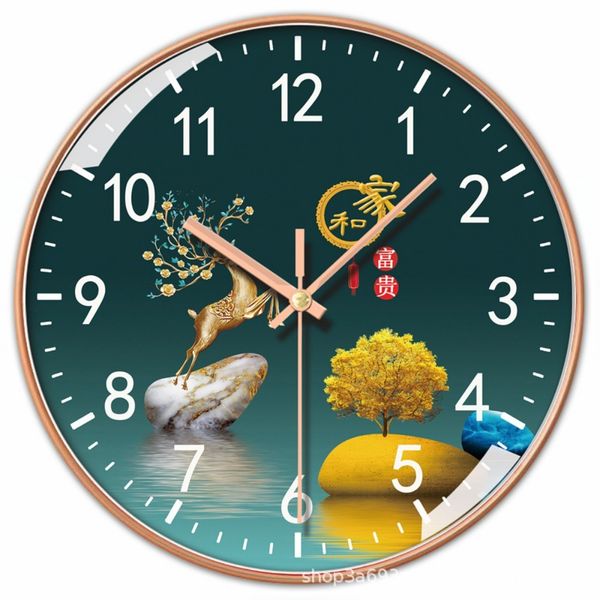 Luxury Silent Quartz Wall Clock - 3 Styles, Home &amp; Office Decor