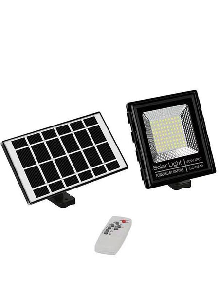 GD PLUS Solar Flood Light with Solar Panel and Remote - GD-8640