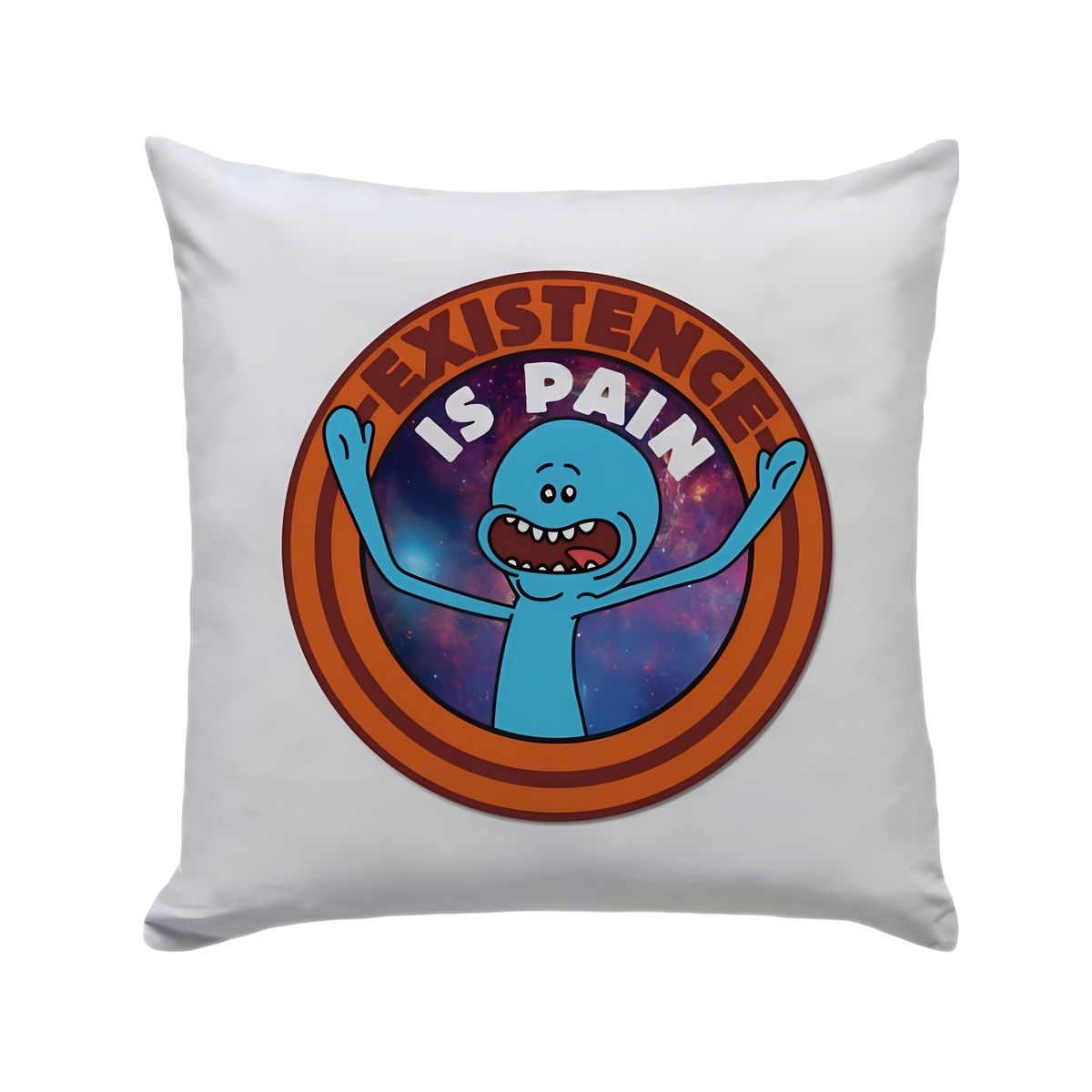 Mr Meeseeks Rick And Morty Pillow Cushion 30cm X 30cm Shop Today Get It Tomorrow