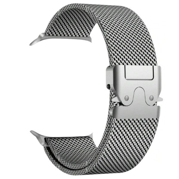 Stainless Steel Milanese Loop Watch Strap Compatible with Apple - Grey