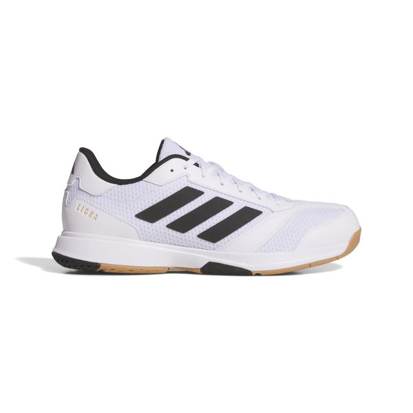 adidas Men's Ligra 8 Indoor Court Shoes - Cloud White/Core Black