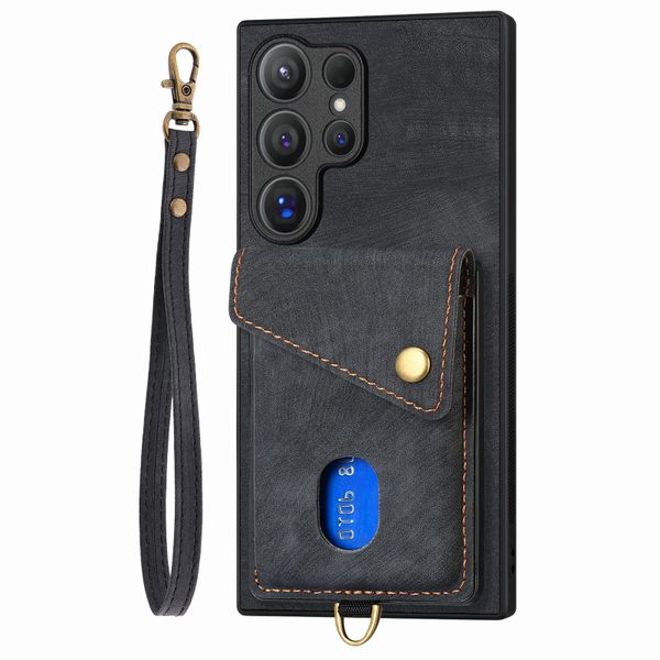 Wrist Strap With Card Holder Phone Case Compatible with Huawei Nova 13 Pro