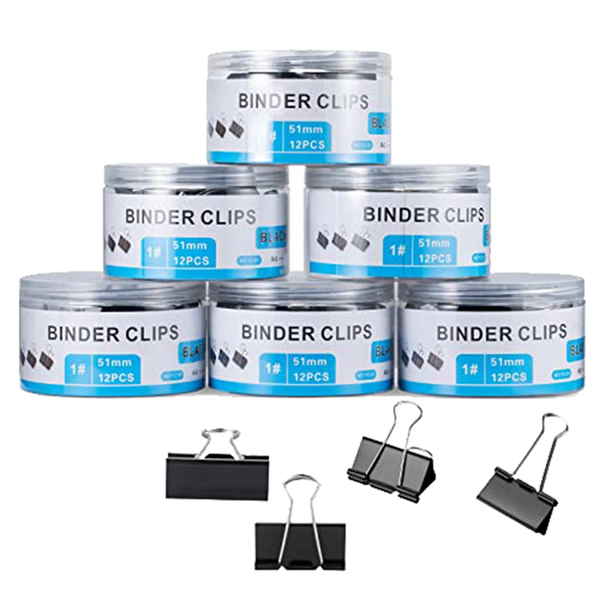 72 Pcs Extra Large Binder Clips 2 Inch Paper Clip Binding Clip