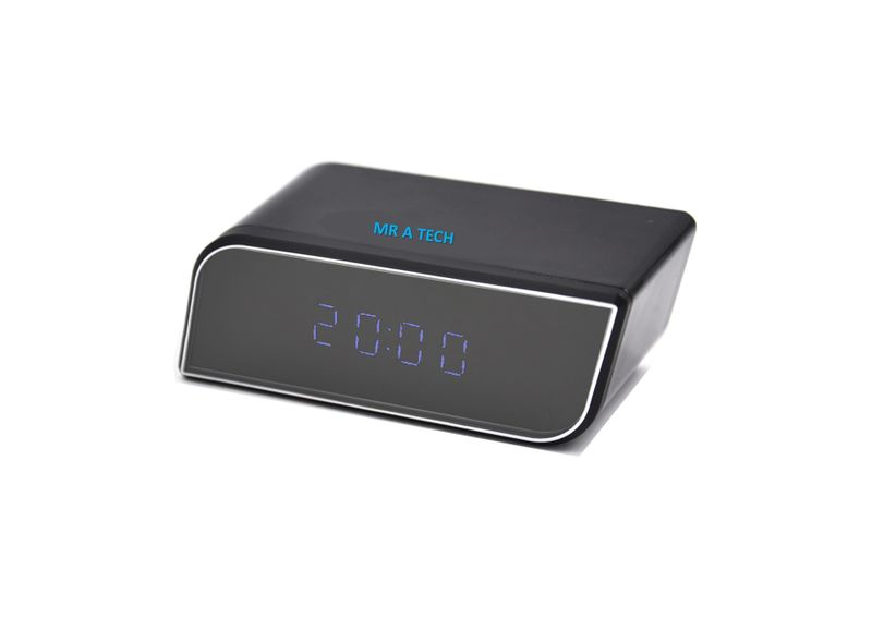 Wire-Free HD WIFI CLOCK Camera Rechargeable Battery Built-in, MR A TECH
