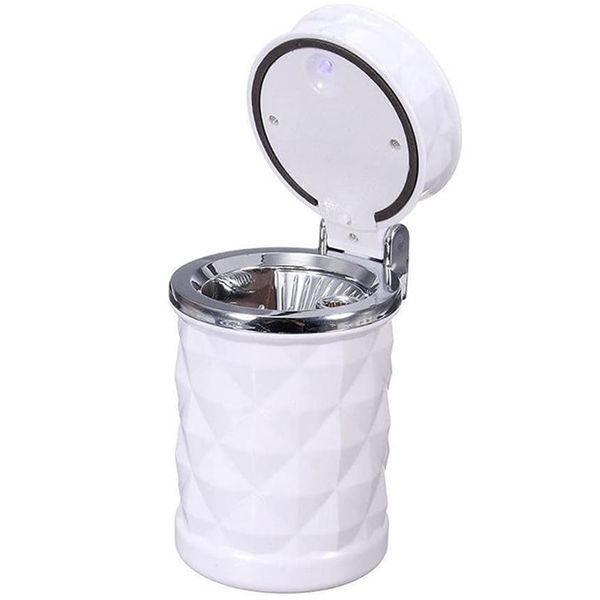 Universal Car Ashtray Trash With LED Light Portable Car Storage Cup Holder