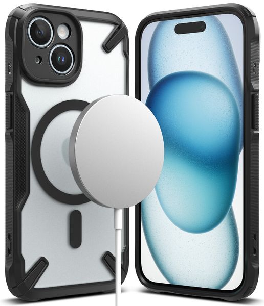 Fusion X for iPhone 15 MagSafe Accessories Case - Matte Black