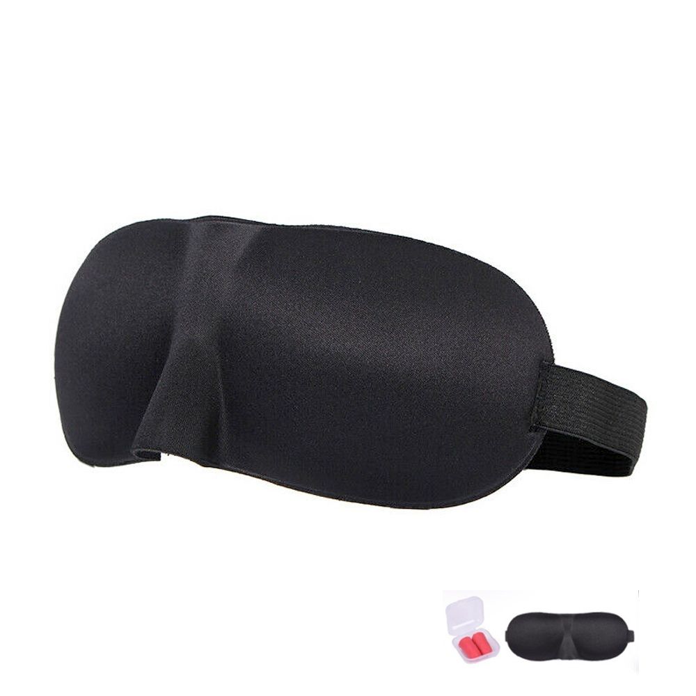 Rev up 3D Travel Eye Shade / Sleeping Eye Mask with Earplugs