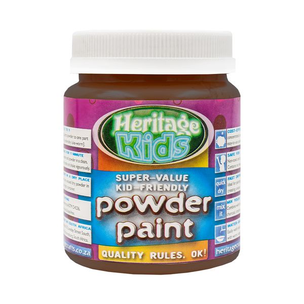 Heritage Powder Paint Non Toxic Brown - 200g