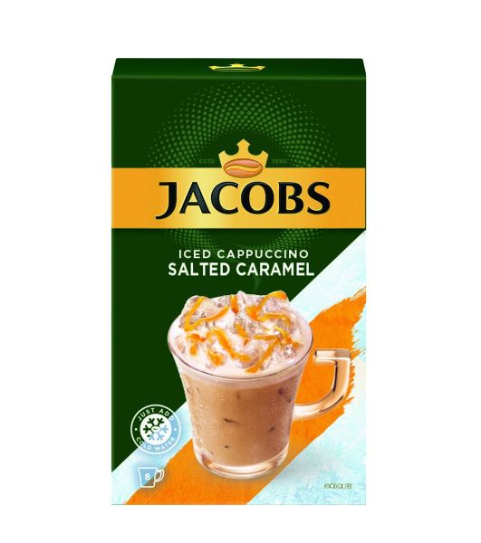 Jacobs Iced Cappuccino Salted Caramel 8s x 12