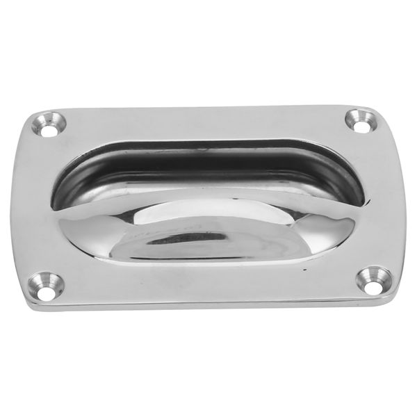 Stainless Steel Flush Pull Handle for Yacht Hatch