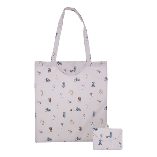 Foldable Shopping Bag - "A Dog's Life" Dogs