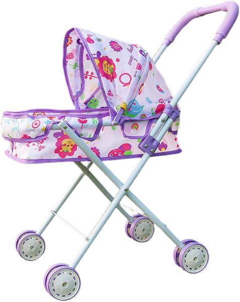Stroller Toy for Girls for Indoor and Outdoor - Purple